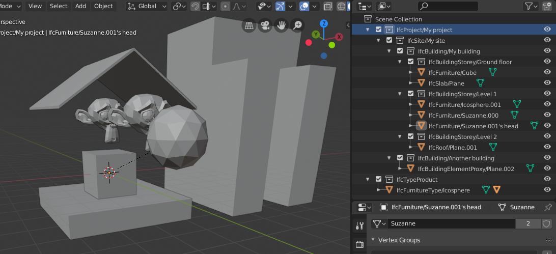 Blender screenshot